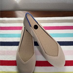 Rothy's Beige (Ecru) Women's Flats